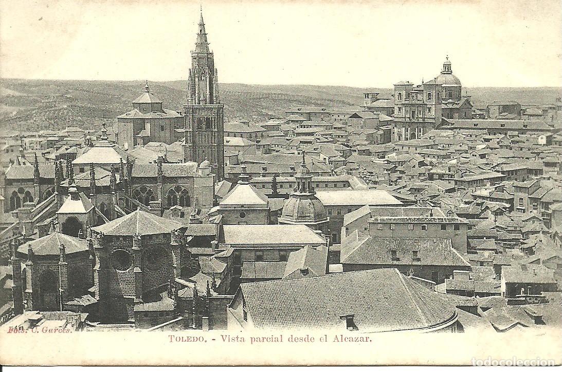 Postales: Toledo - Vista Parcial desde el Alcazar - Ed. C. Garc&eacute;s