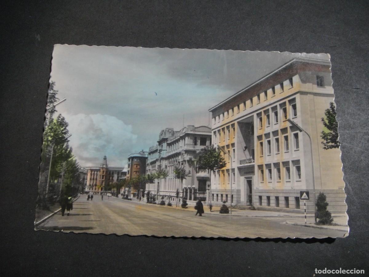 Postales: albacete , avenida de rodriguez acosta , edit. garrabella ,circulada 1961