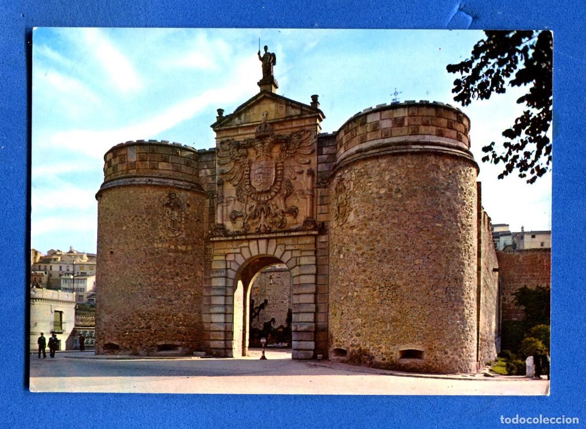Postales: POSTAL SIN CIRCULAR TOLEDO 2027 PUERTA DE BISAGRA EDITA ARRIBAS