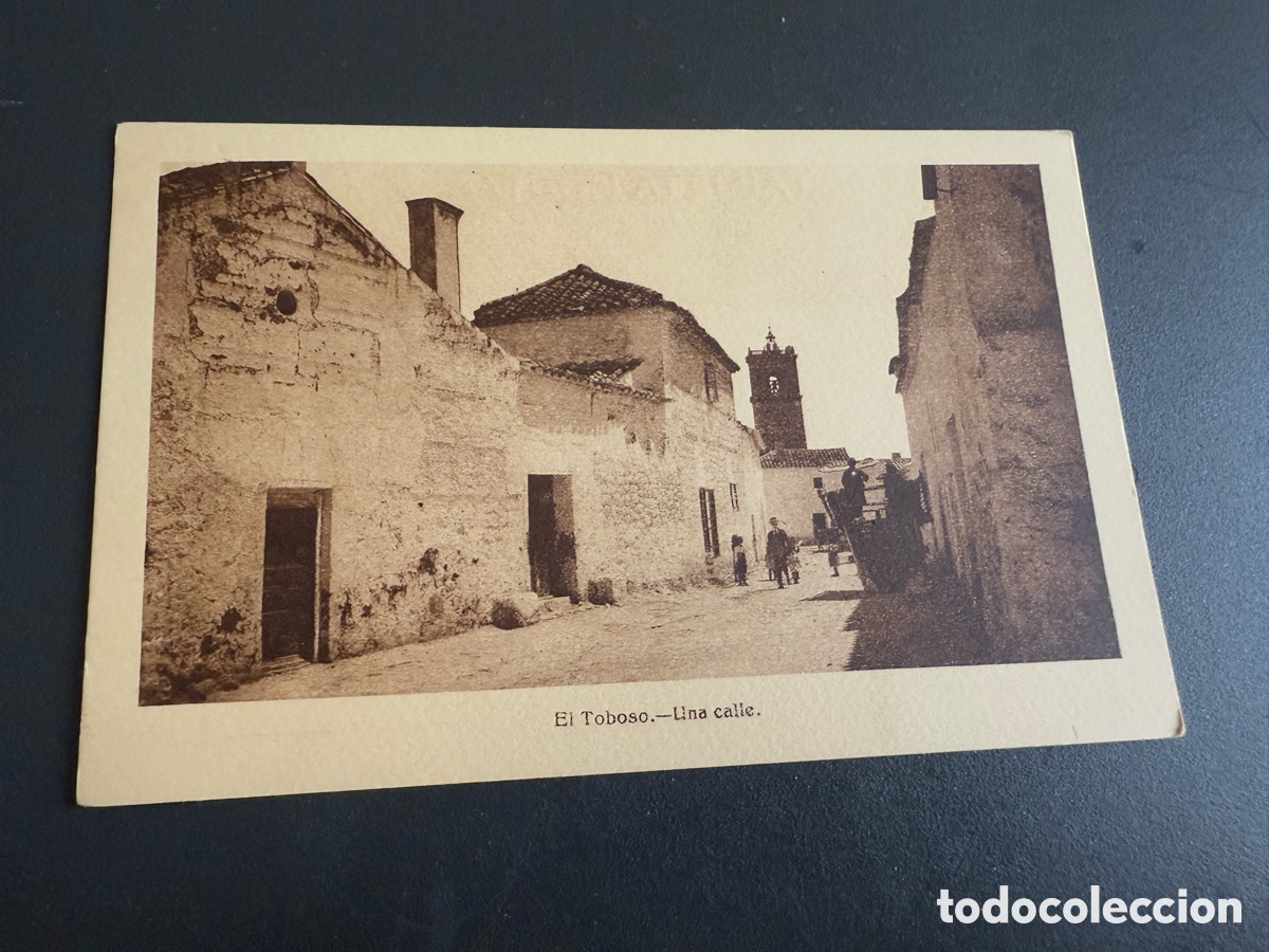 Postales: Postal. EL TOBOSO. UNA CALLE. Foto BELDA ( Albacete )