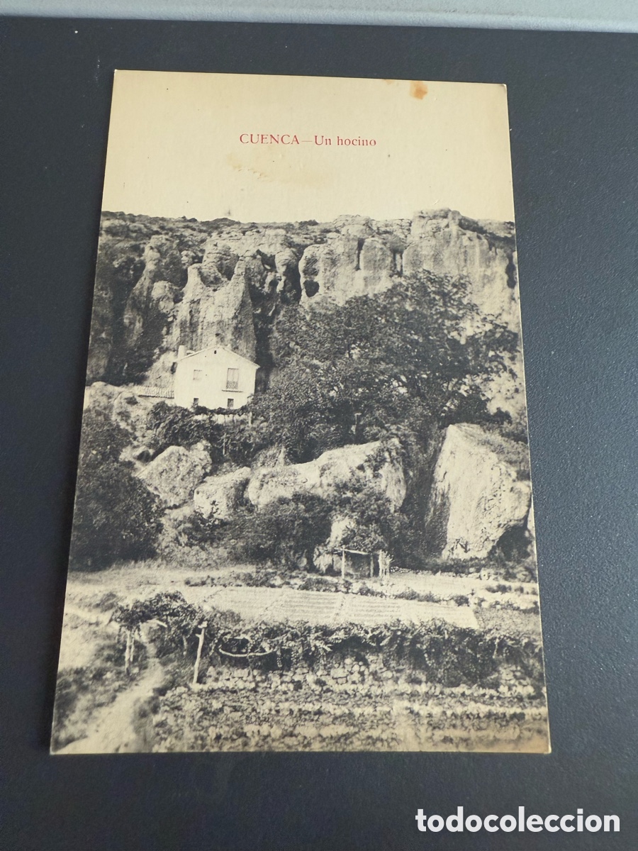 Postales: Postal. CUENCA. UN HOCINO. Fototipia CASTA&Ntilde;EIRA