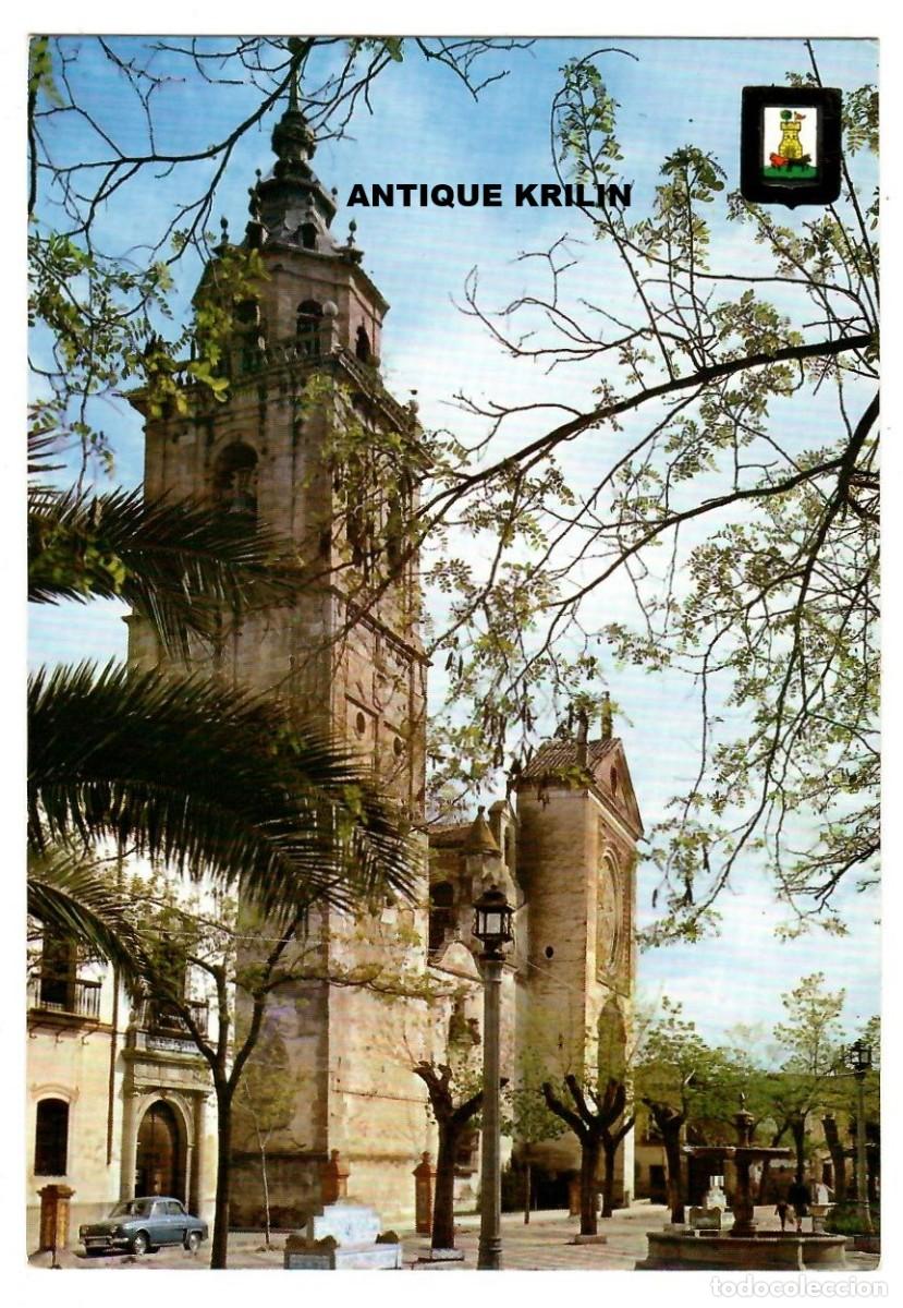 Postales: TALAVERA DE LA REINA N&ordm; 1 IGLESIA SANTA MARIA LA MAYOR / ESCUDO DE ORO / SIN FRANQUEAR