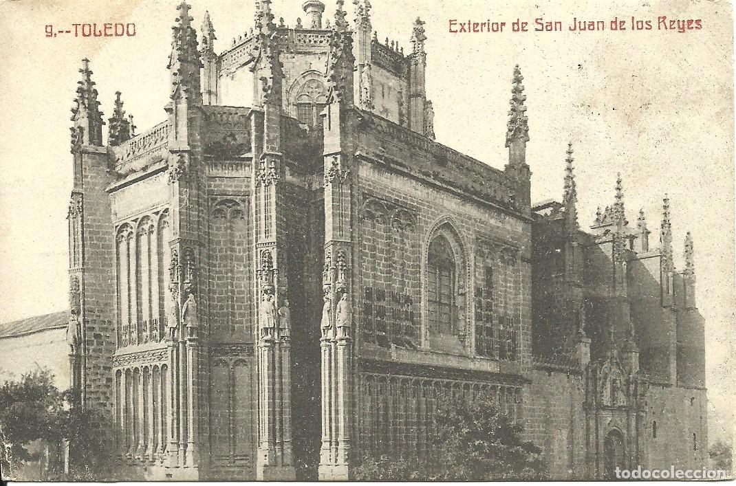 Postales: Toledo - Exterior de San Juan de los Reyes - Ed. Fototipia Castaneira y Alvarez