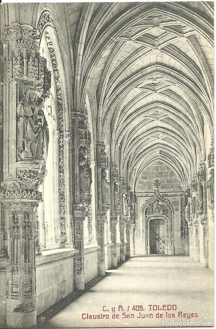 Postales: Toledo - Claustro de San Juan de los Reyes - Ed. Fototipia Castaneira y Alvarez