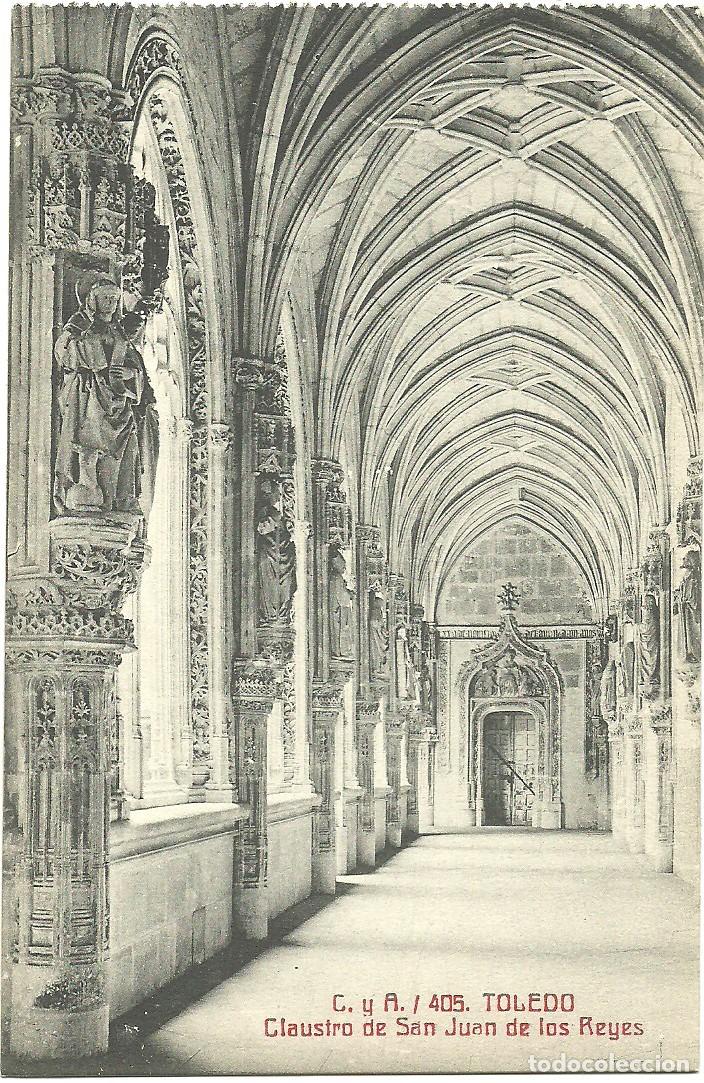 Postales: Toledo - Claustro de San Juan de los Reyes - Ed. Fototipia Castaneira y Alvarez