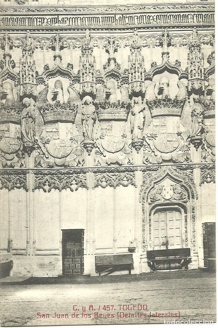 Postales: Toledo - San Juan de los Reyes - Detalles Laterales - Ed. Fototipia Castaneira y Alvarez