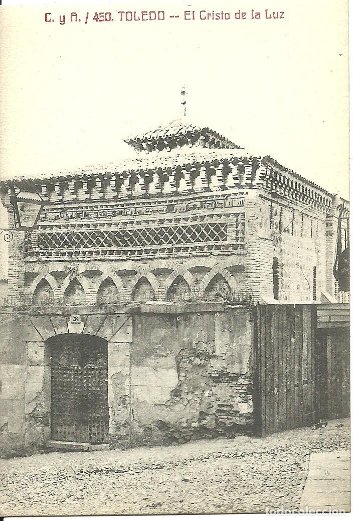 Postales: Toledo - El Cristo de la Luz - Ed. Fototipia Castaneira y Alvarez
