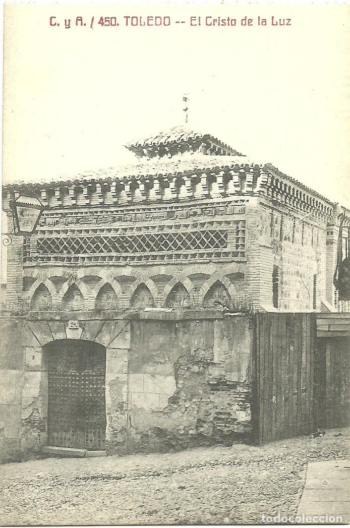 Postales: Toledo - El Cristo de la Luz - Ed. Fototipia Castaneira y Alvarez