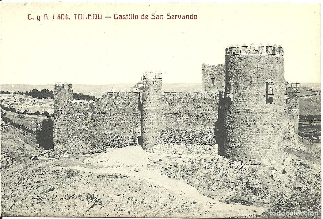 Postales: Toledo - Castillo de San Servando - Ed. Fototipia Castaneira y Alvarez