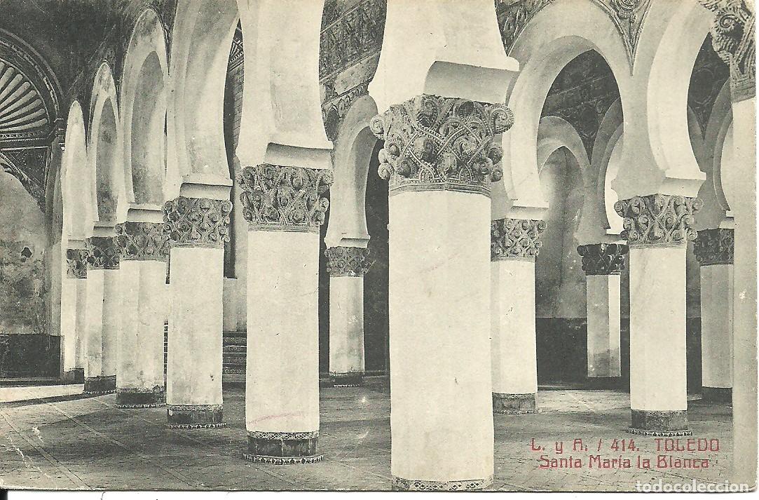 Postales: Toledo - Santa Maria la Blanca - Ed. Fototipia Castaneira y Alvarez