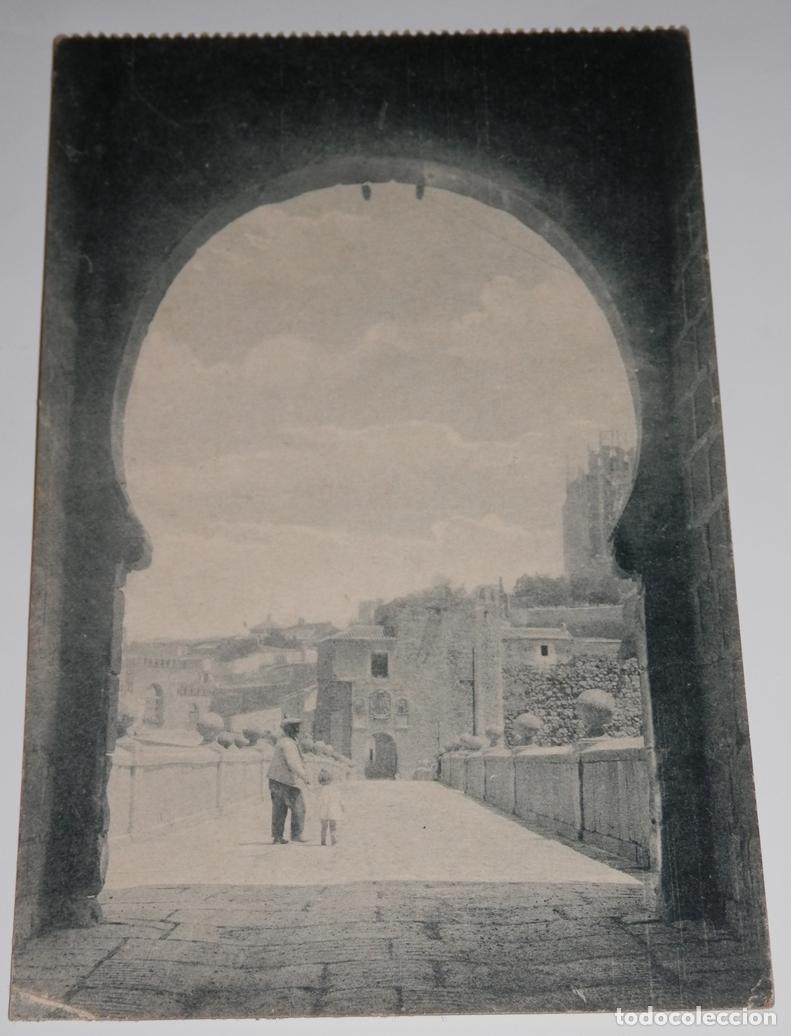 Postales: ANTIGUA TARGETA POSTAL DE TOLEDO - PUENTE SAN MARTIN