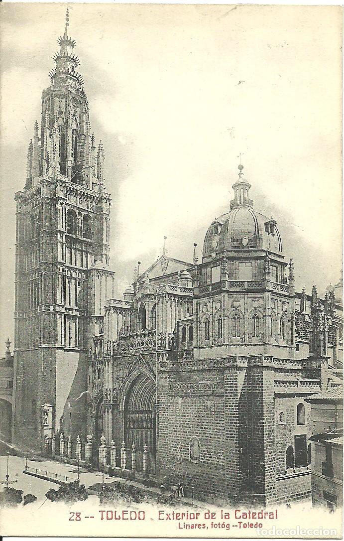 Postales: Toledo - Exterior de la Catedral - Ed. Linares Fotog. Toledo