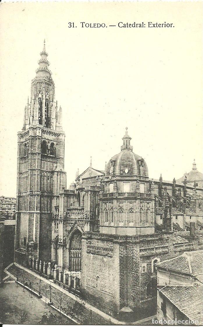 Postales: Toledo - Catedral Exterior - Ed. Abelardo Linares