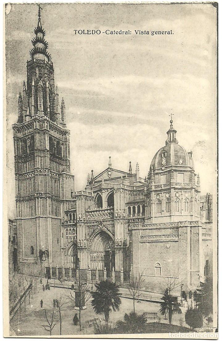 Postales: Toledo - Catedral - Vista General - Ed. Abelardo Linares