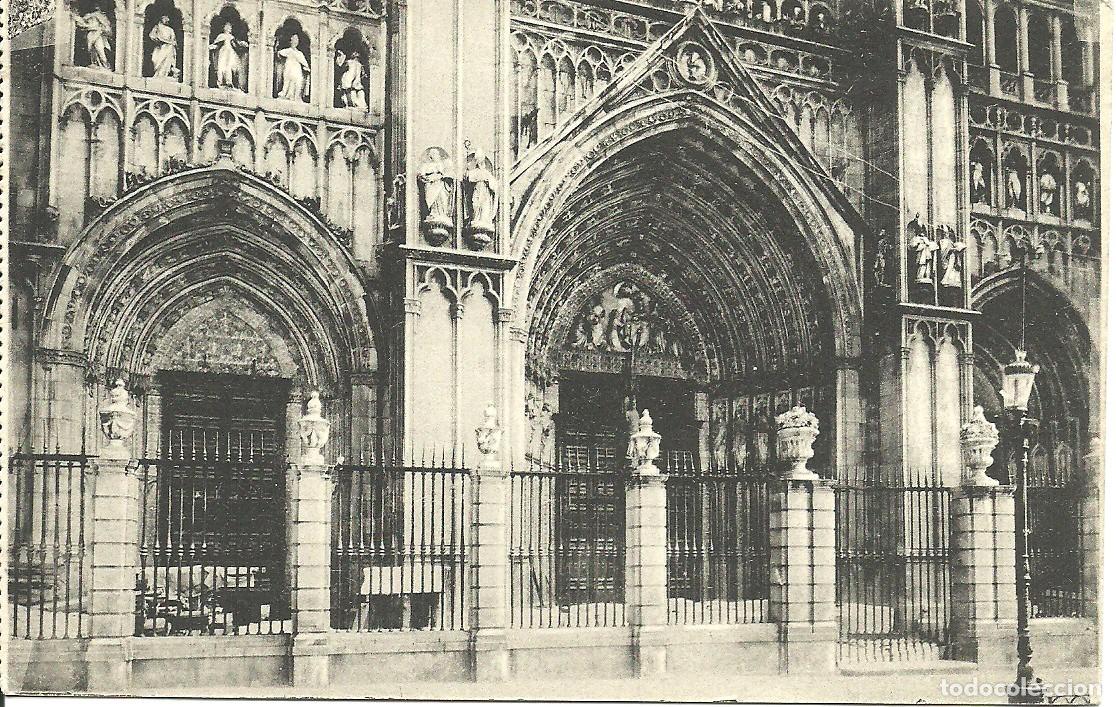Postales: Toledo - Catedral - Puertas Principales - Ed. Abelardo Linares