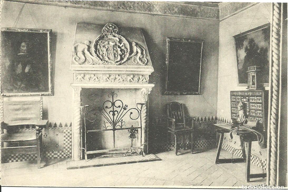 Postales: Toledo - Casa del Greco - Habitacion de la Chimenea - Ed. Abelardo Linares