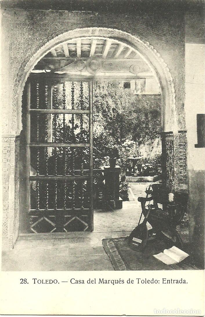 Postales: Toledo - Casa del Marques de Toledo - Entrada - Ed. Abelardo Linares