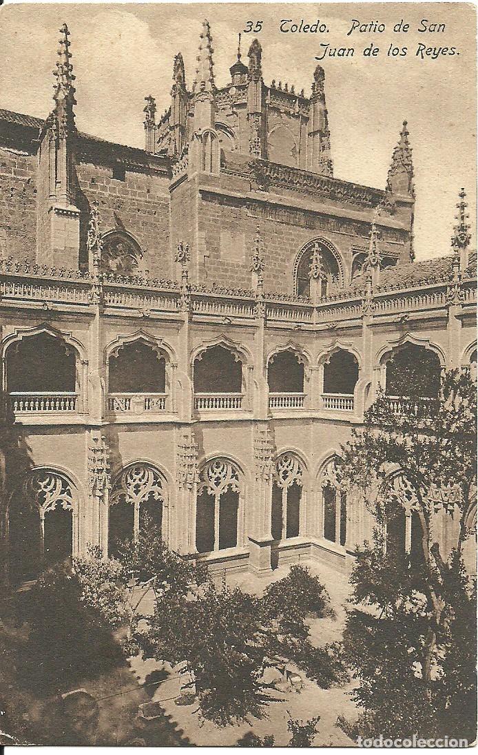 Postales: Toledo - Patio de San Juan de los Reyes - Ed. Abelardo Linares