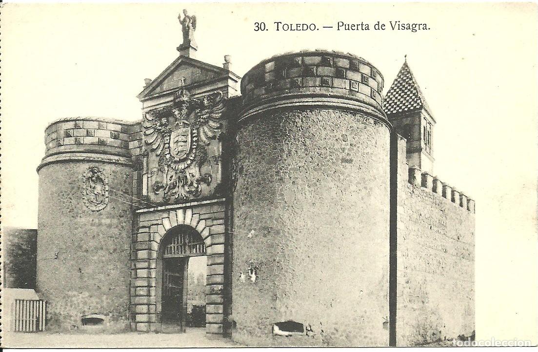 Postales: Toledo - Puerta de Visagra - Ed. Abelardo Linares