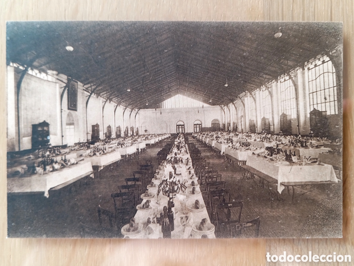 Postales: POSTAL TOLEDO ACADEMIA DE INFANTER&Iacute;A COMEDOR DE ALUMNOS HAUSER Y MENET