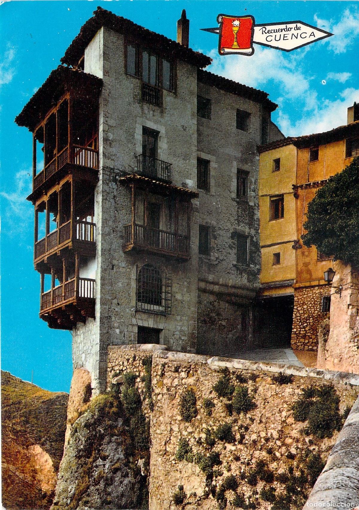 Postales: Postal de las Casas Colgadas en Cuenca, Espa&ntilde;a