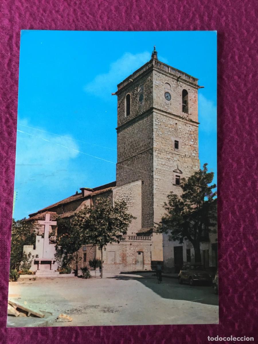 Postales: POSTAL QUINTANAR DE LA ORDEN (TOLEDO) - IGLESIA PARROQUIAL Y CRUZ DE LOS CAIDOS