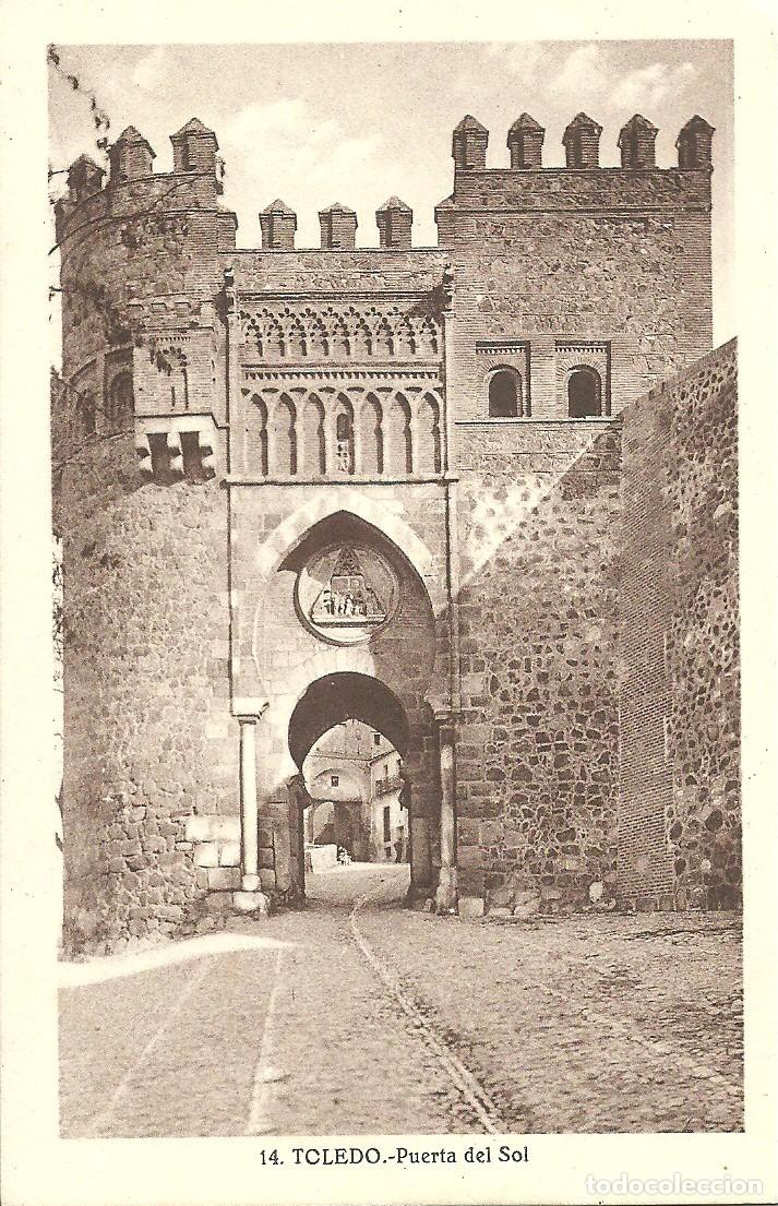 Postales: Toledo - Puerta del Sol - Ed. Mariano Gonzalez