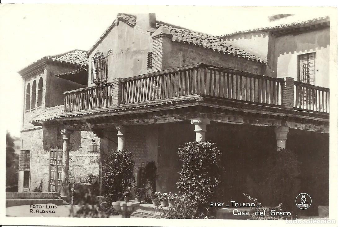 Postales: Toledo - Casa del Greco - Ed. Unique