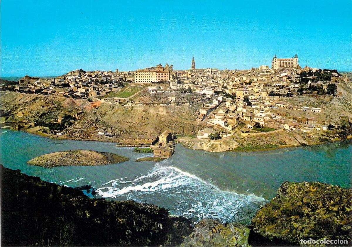 Postales: Postal de Toledo - Vista General Panor&aacute;mica con el R&iacute;o Tajo