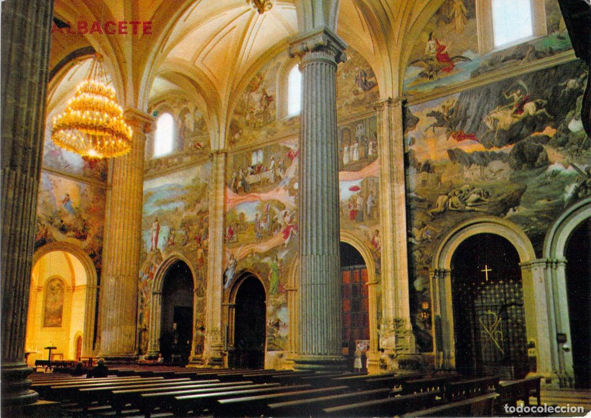 Postales: Tarjeta Postal Interior de la Catedral de Albacete