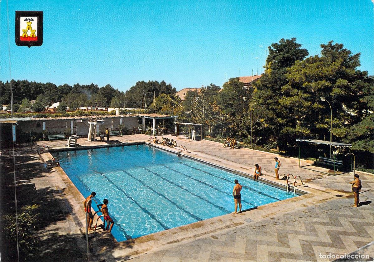 Postales: Postal Albacete Piscina de Educaci&oacute;n y Descanso Escudo de Oro