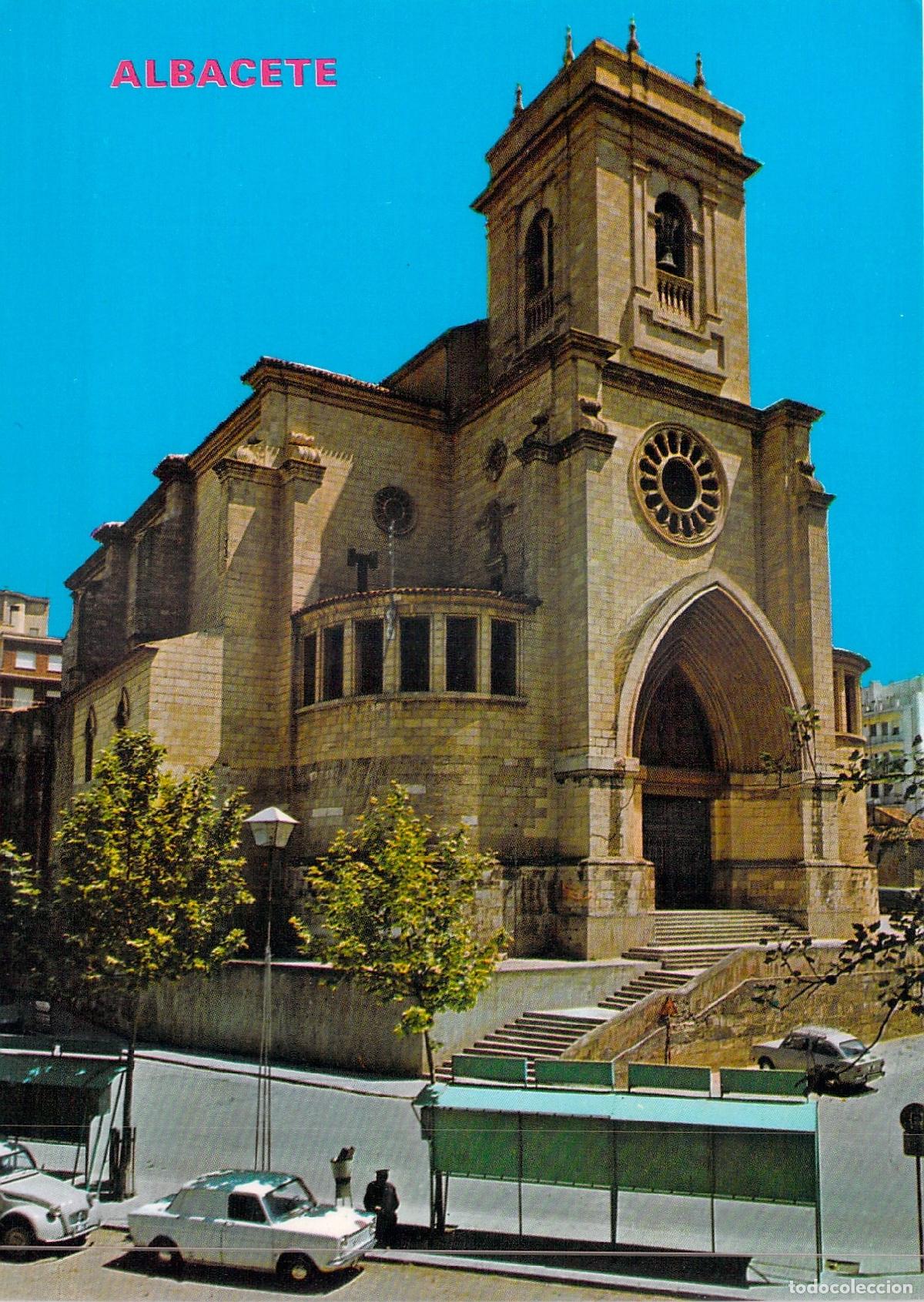 Postales: Postal de la Catedral de Albacete - San Juan Bautista