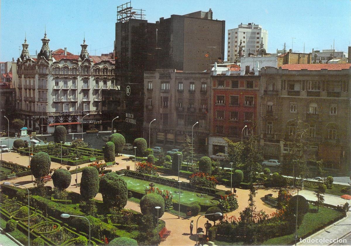 Postales: Postal Albacete Plaza del Caudillo y Jardines