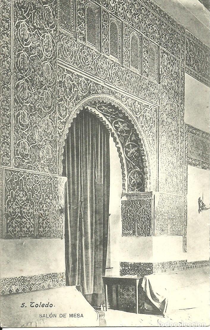Postales: Toledo - Salon de Mesa - Ed. Fot. Lacoste