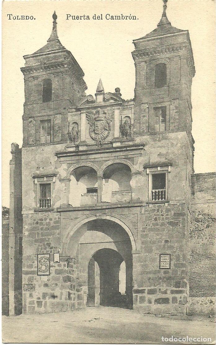 Postales: Toledo - Puerta del Cambron - Ed. Fot. J. Roig