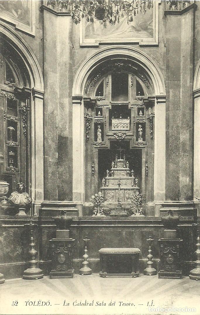 Postales: Toledo - Catedral - Sala del Tesoro - Ed. L.L.