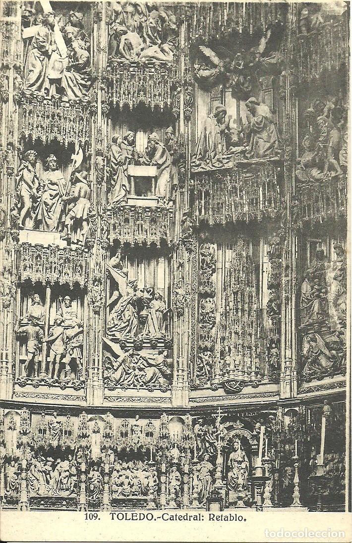 Postales: Toledo - Catedral - Retablo - Ed. H.A.E.