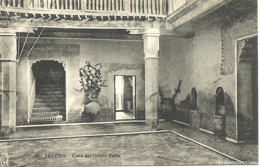 Postales: Toledo - Casa del Greco - Patio - Ed. H.A.E.