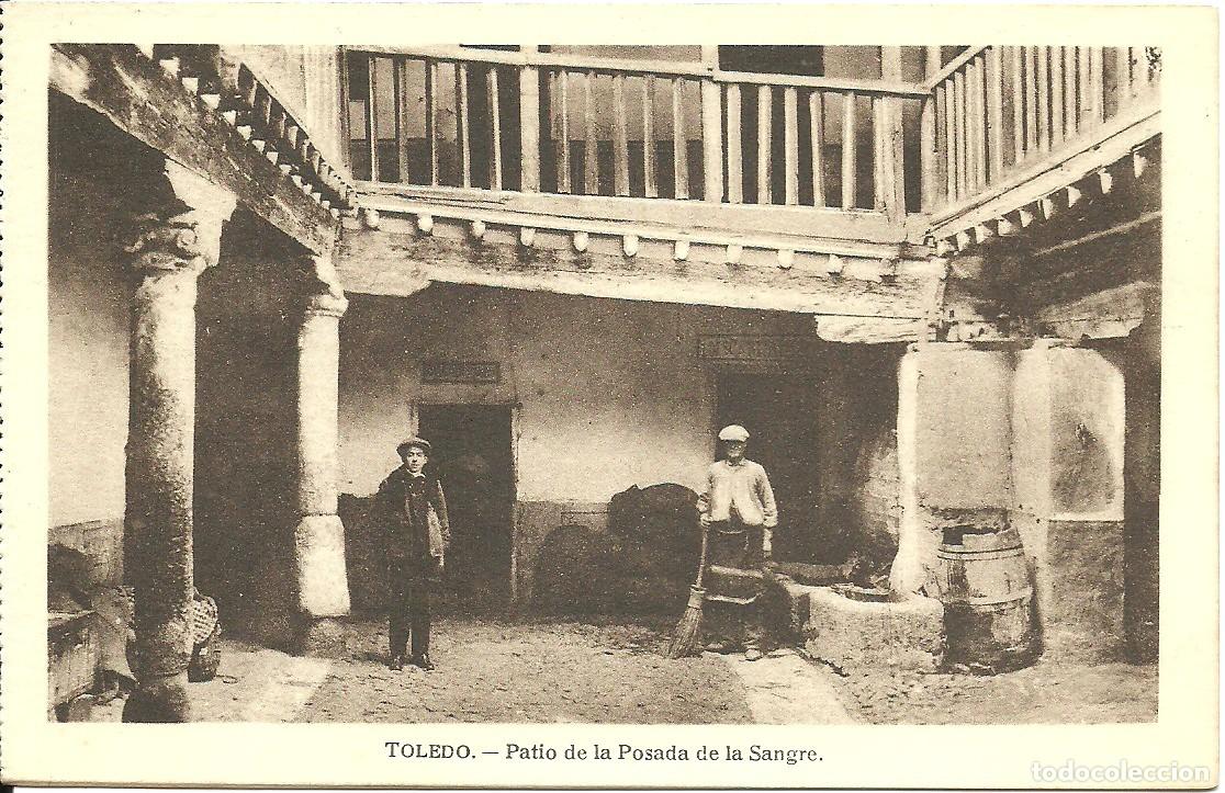 Postales: Toledo - Patio de la Posada de la Sangre - Ed. H.A.E.