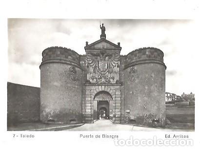 Postales: ANTIGUA POSTAL 7 TOLEDO PUERTA DE BISAGRA ED ARRIBAS
