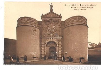 Postales: ANTIGUA POSTAL 19 TOLEDO PUERTA DE VISAGRAL ROISIN