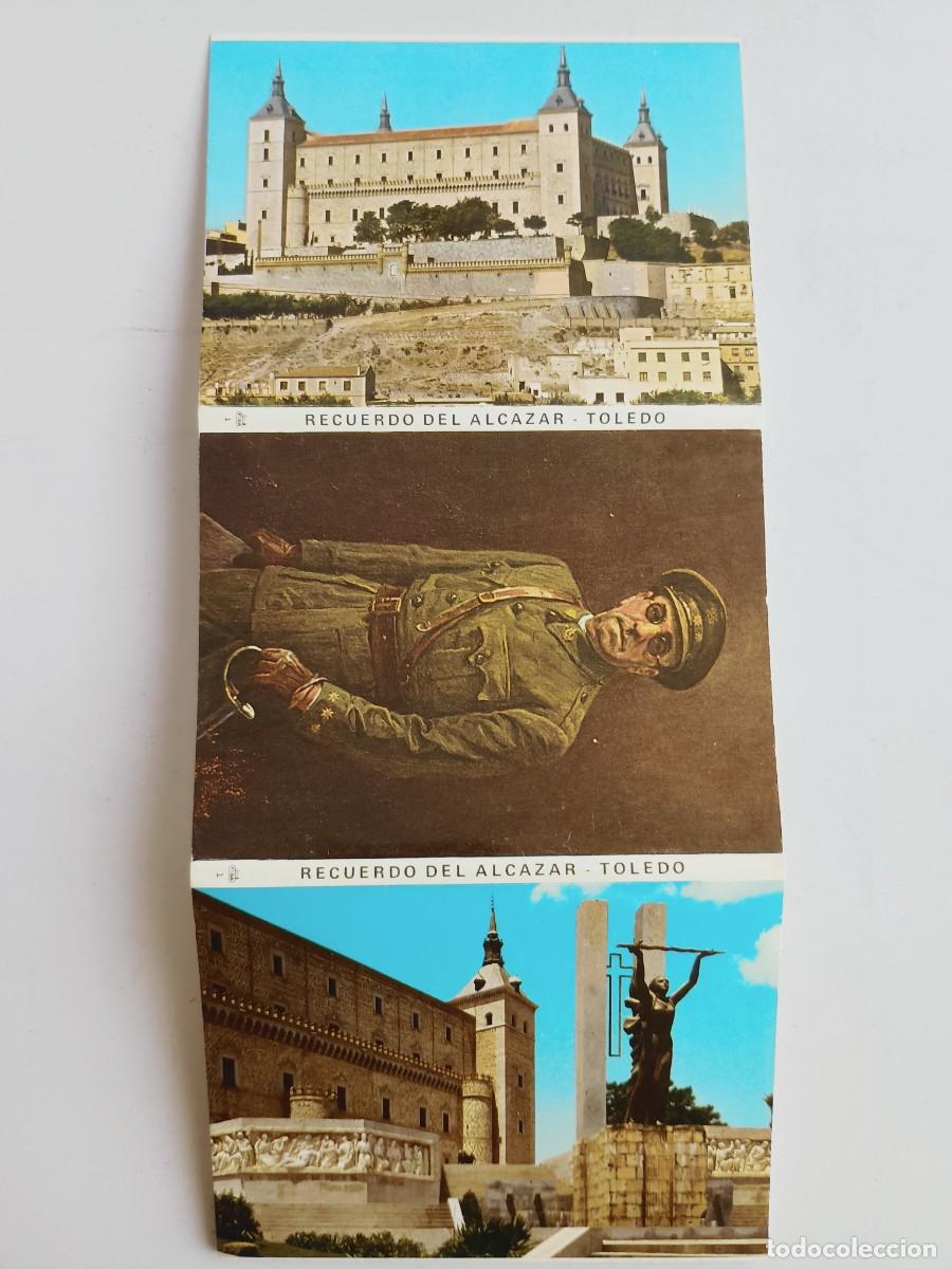 Postales: LIBRITO 12 POSTALES PEQUE&Ntilde;O FORMATO ALC&Aacute;ZAR DE TOLEDO A&Ntilde;OS 60