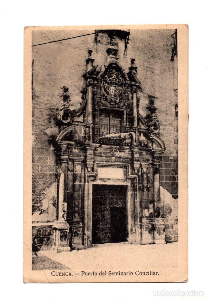 Postales: CUENCA.- PUERTA DEL SEMINARIO CONCILIAR.