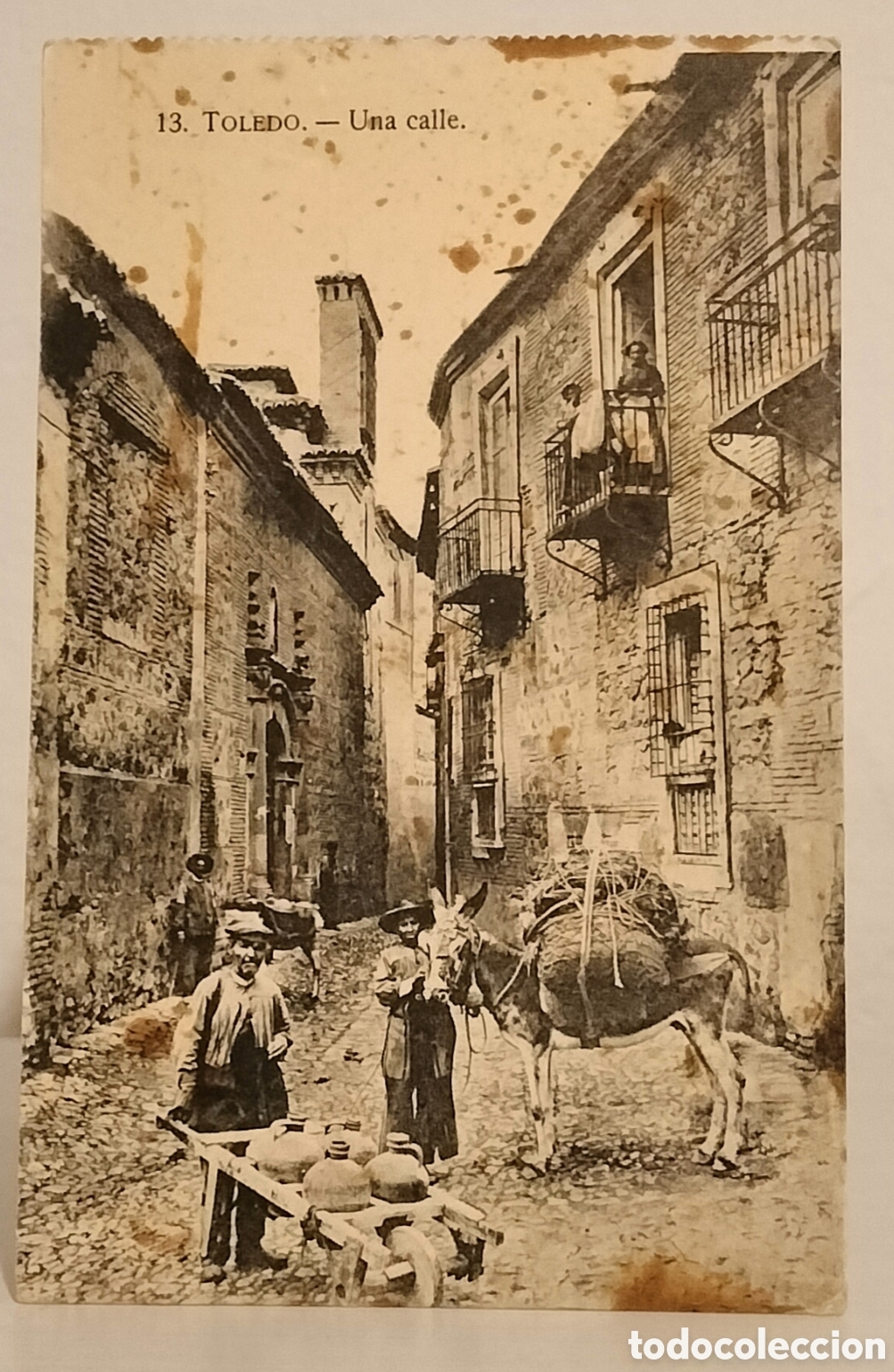 Postales: Postal,Toledo,Una calle