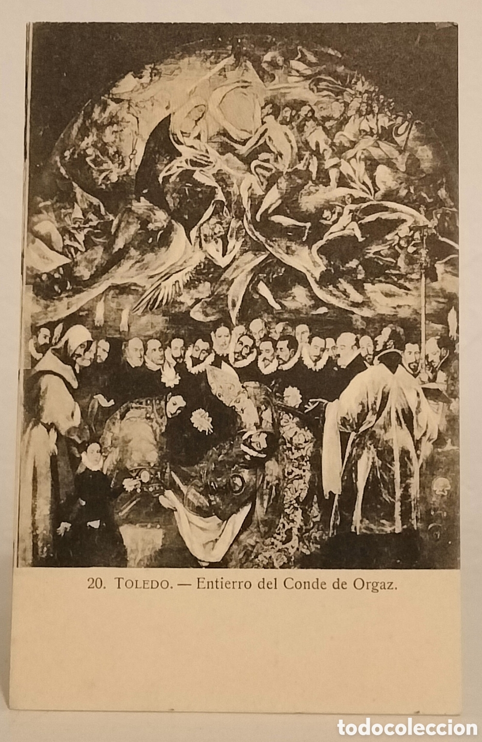 Postales: Toledo,Entierro del Conde de Orgaz