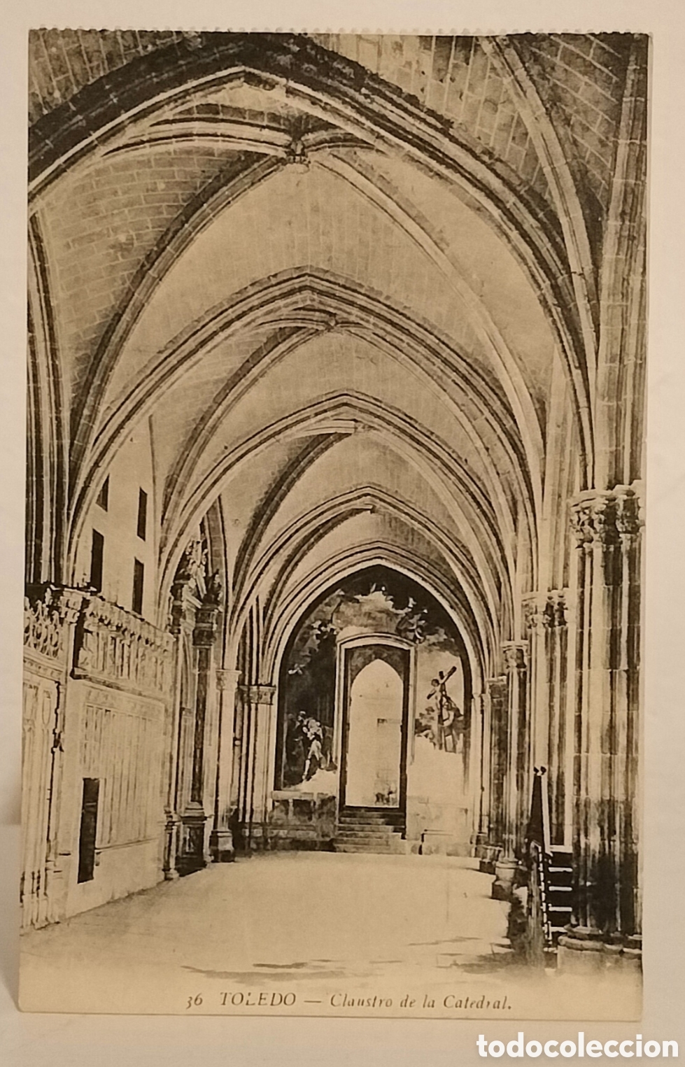 Postales: Toledo,claustro de la catedral