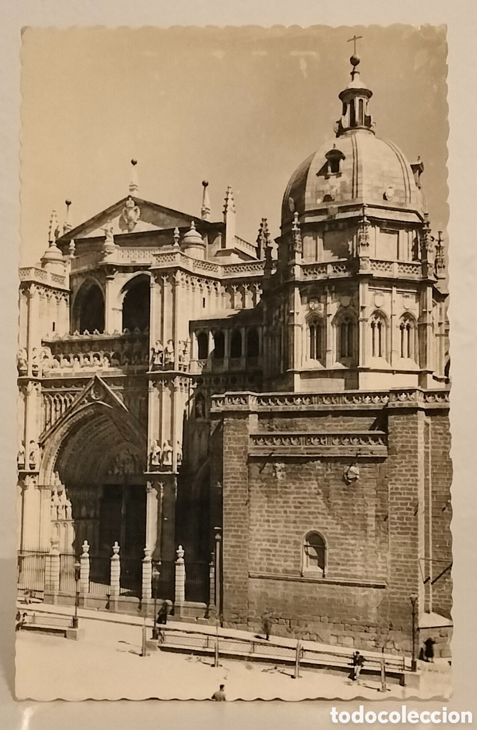Postales: Toledo, detalle de la catedral