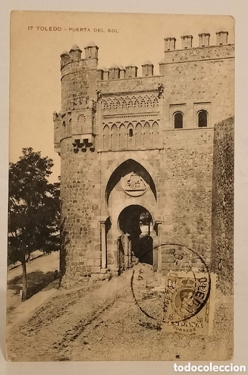 Postales: Toledo, puerta del Sol
