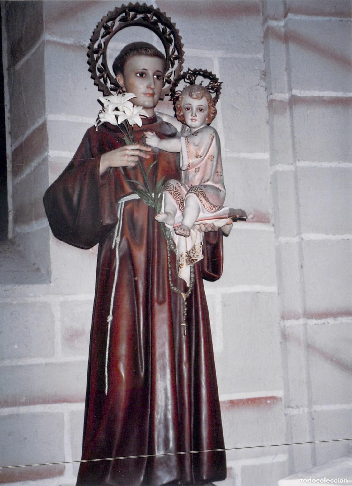 Postales: Fotografia de la Estatua de San Antonio de Padua en Almagro