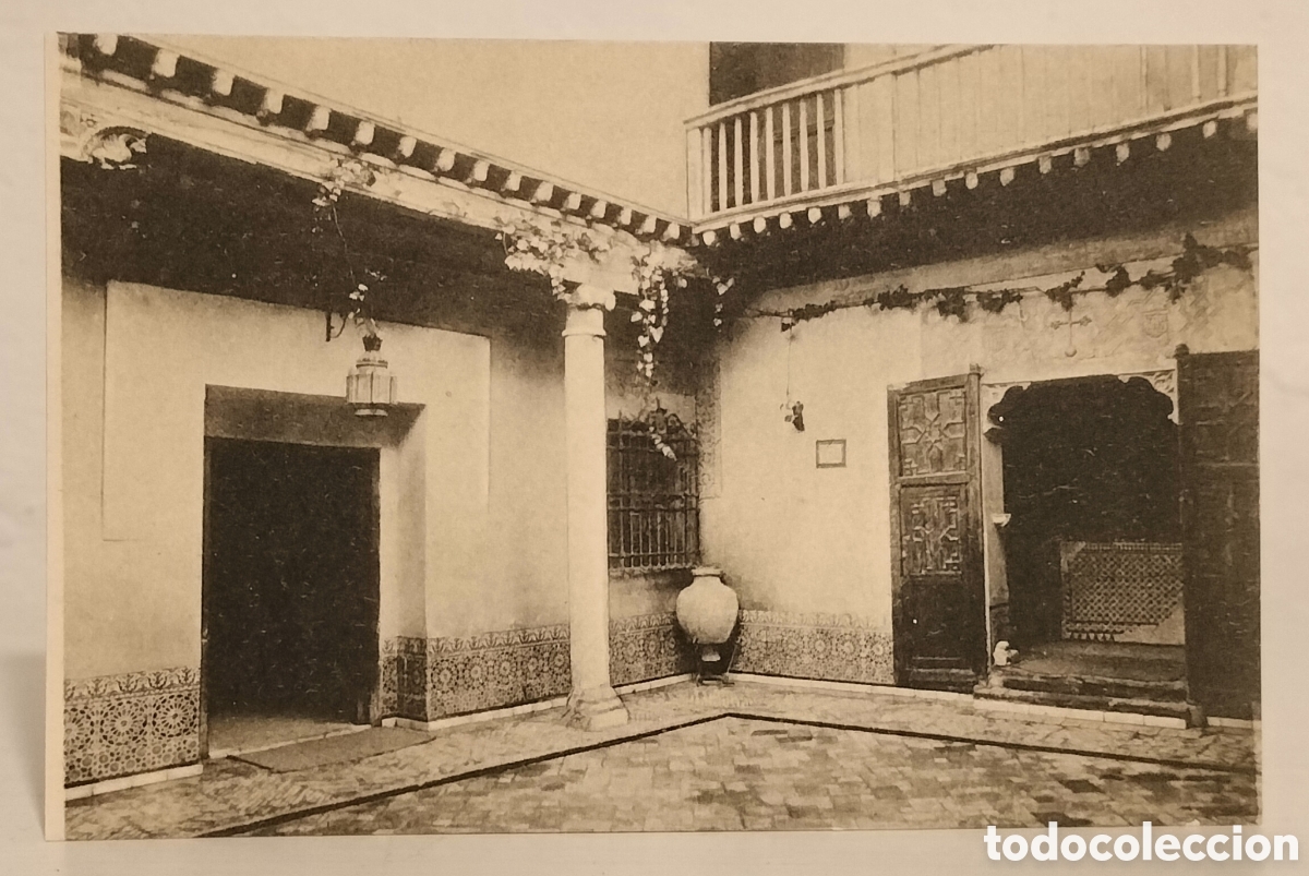 Postales: Toledo,casa del Greco,patio
